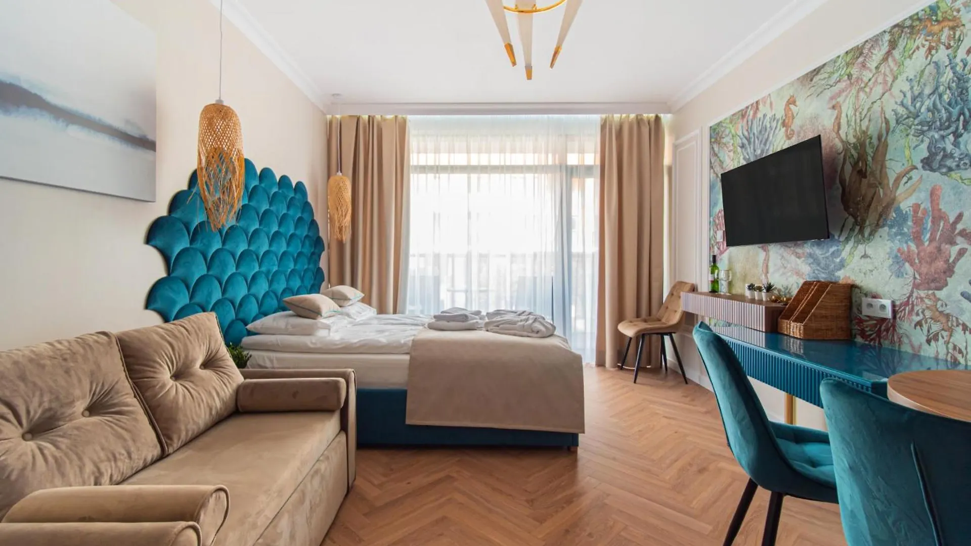 Apartament Turkusowa Przystan Z Klimatyzacja - Solny Resort A102 Kolobrzeg