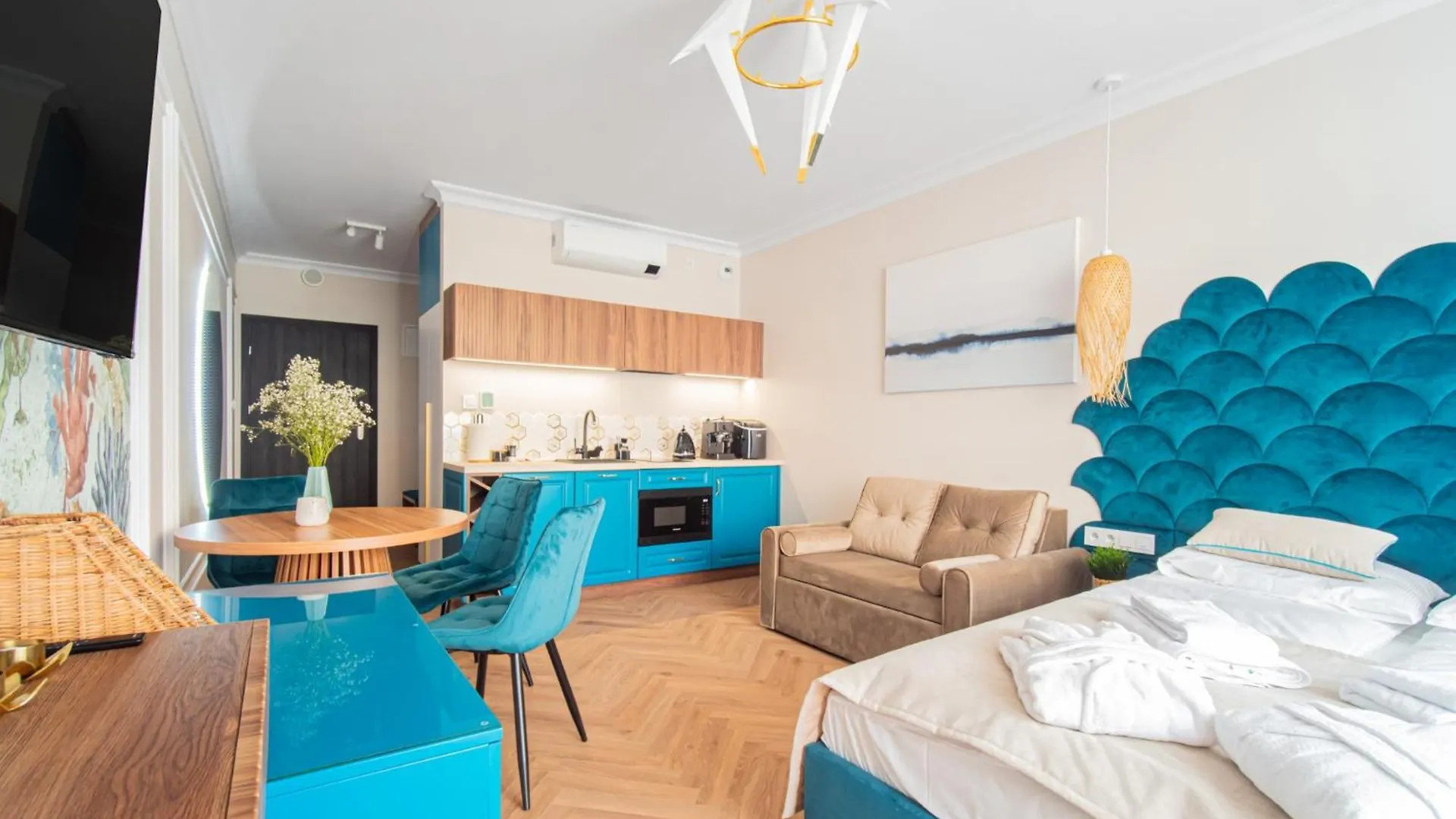 Apartament Turkusowa Przystan Z Klimatyzacja - Solny Resort A102 Kolobrzeg